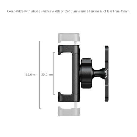 SmallRig Magnetic Phone Clamp for Gym Recording