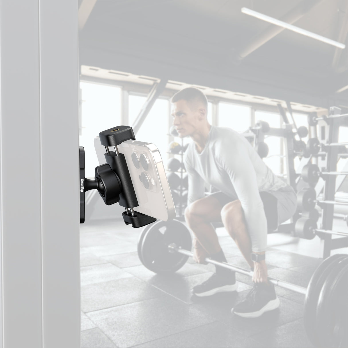SmallRig Magnetic Phone Clamp for Gym Recording