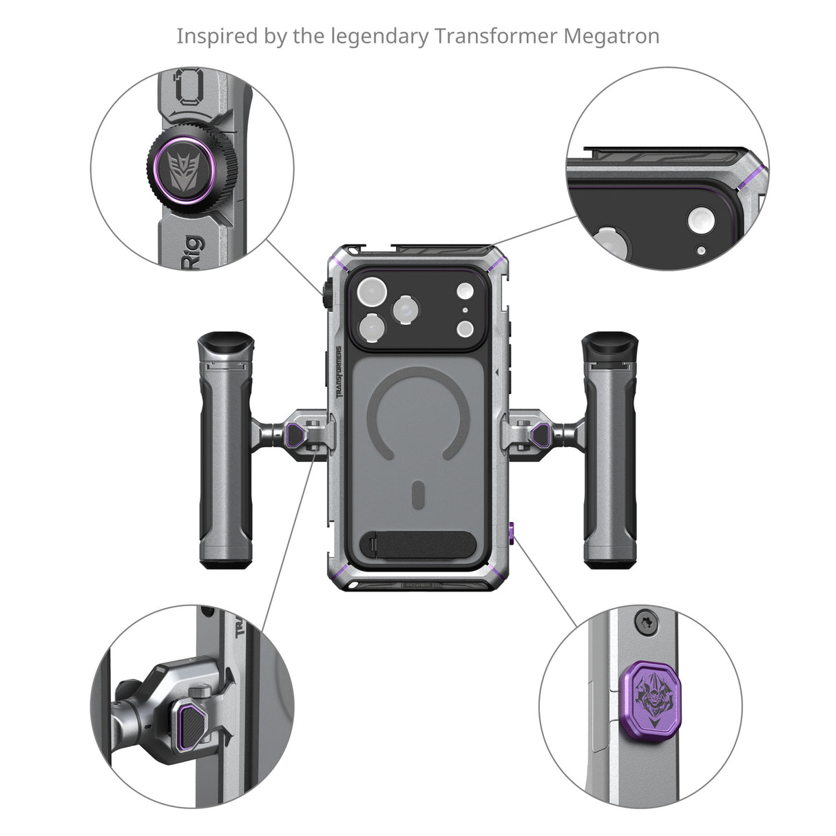 SmallRig Megatron Edition Mobile Dual Handheld Kit for iPhone 17 Pro