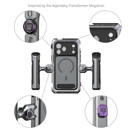 SmallRig Megatron Edition Mobile Dual Handheld Kit for iPhone 17 Pro Max
