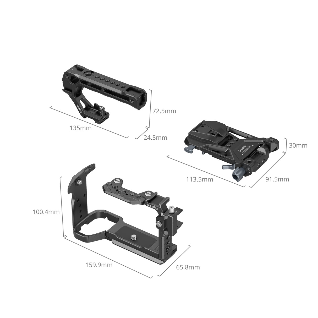 SmallRig Advanced Cage Kit with Battery Plate for Sony FX2