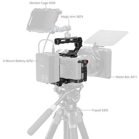 SmallRig Advanced Cage Kit with Battery Plate for Sony FX2