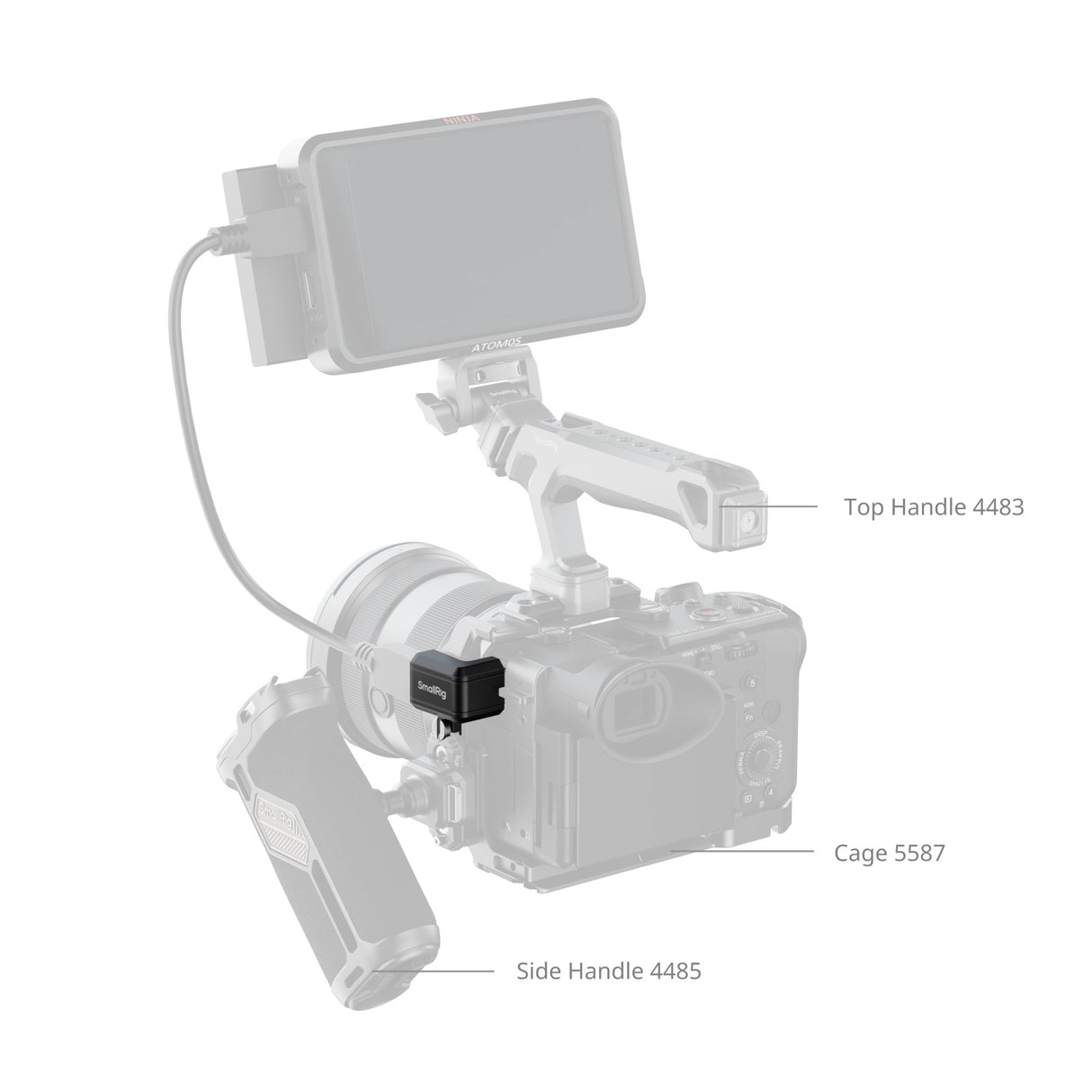 SmallRig High-Definition HDMI Adapter for Sony FX2