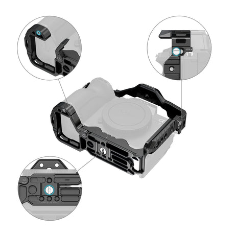 SmallRig "HawkLock" Cage Kit for Sony Alpha 7R V / 7 IV / 7S III / 7 V (Advanced Edition) 5599