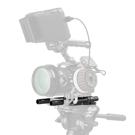 SmallRig Bottom Mount Plate with Dual 15mm Rod Clamp