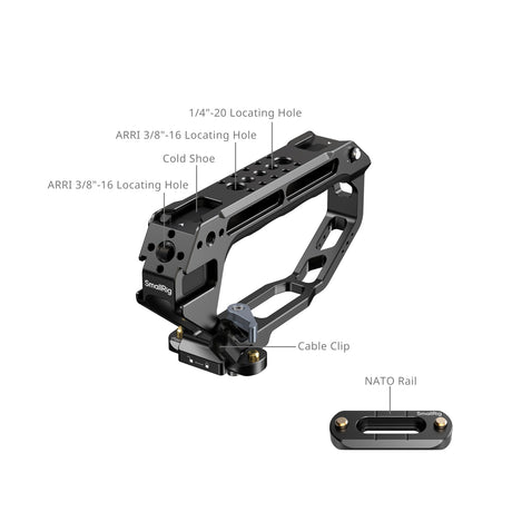 SmallRig D-Style Top Handle with NATO Clamp