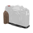SmallRig L-Shaped Mount Plate with Wooden Handle for FUJIFILM X-T30 & X-T30 II & X-T30 III (Black)