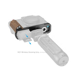 SmallRig L-Shaped Mount Plate with Wooden Handle for FUJIFILM X-T30 & X-T30 II & X-T30 III (Black)