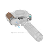 SmallRig L-Shaped Mount Plate with Wooden Handle for FUJIFILM X-T30 & X-T30 II & X-T30 III (Silver)