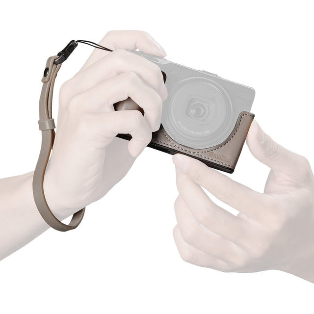 SmallRig Leather Case Kit for RICOH GR IV / GR III / GR IIIx / GR III HDF / GR IIIx HDF (Grey)
