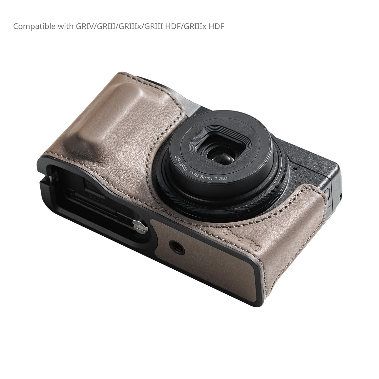 SmallRig Leather Case Kit for RICOH GR IV / GR III / GR IIIx / GR III HDF / GR IIIx HDF (Grey)