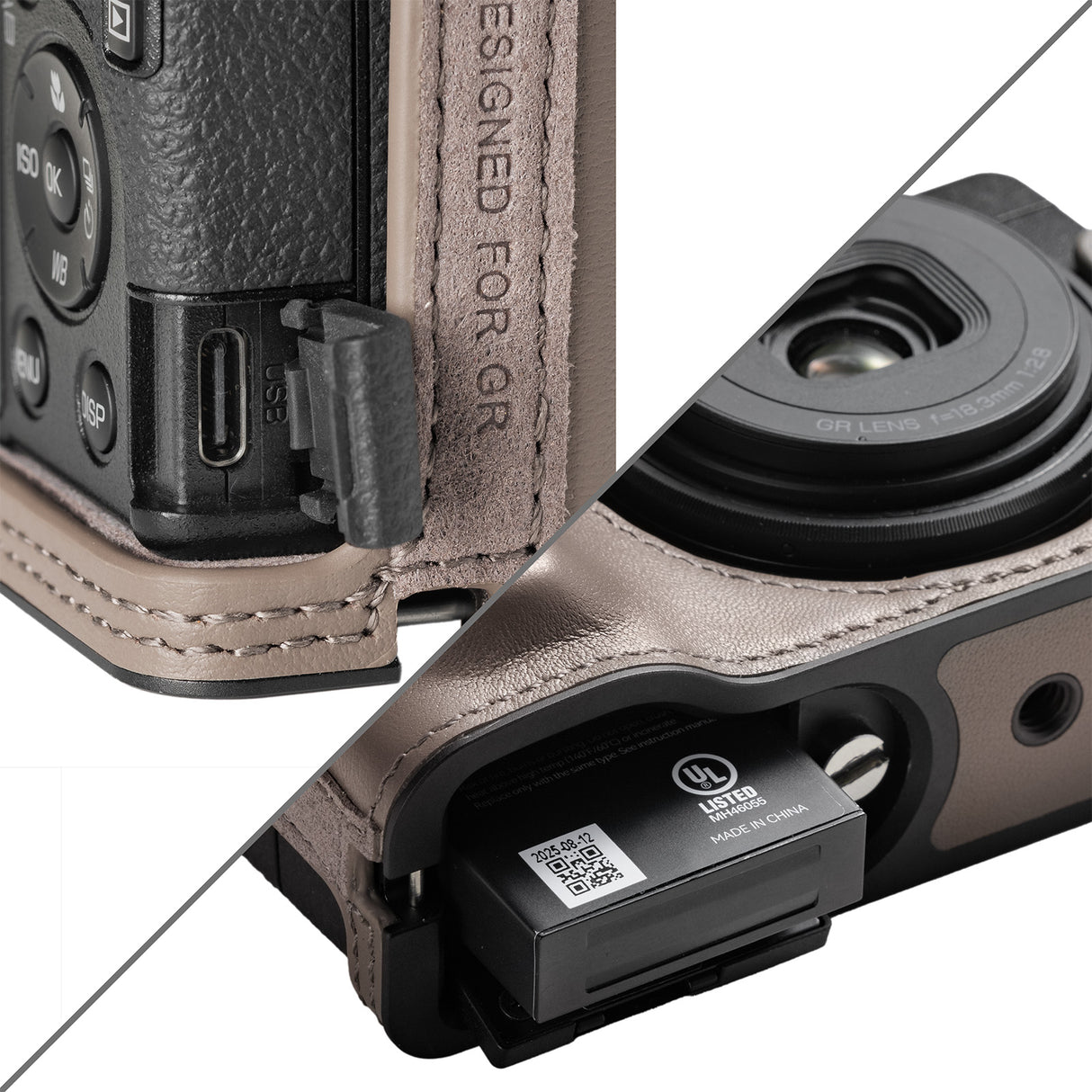 SmallRig Leather Case Kit for RICOH GR IV / GR III / GR IIIx / GR III HDF / GR IIIx HDF (Grey)