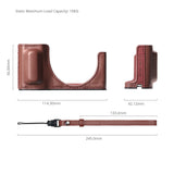 SmallRig Leather Case Kit for RICOH GR IV / GR III / GR IIIx / GR III HDF / GR IIIx HDF (Red)