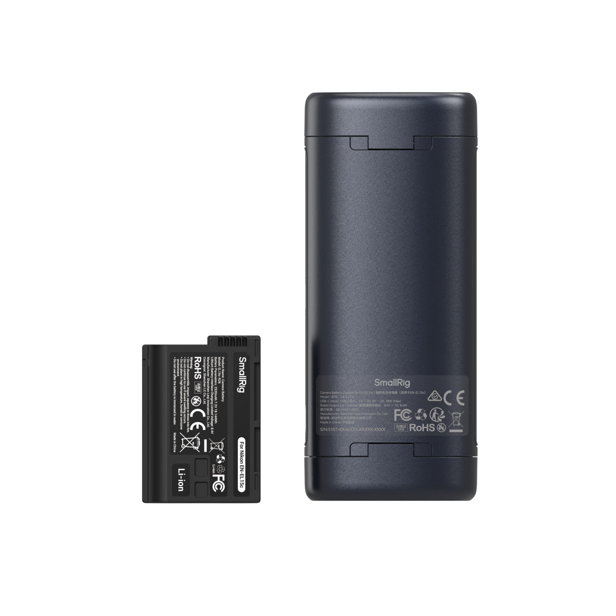 SmallRig Portable Charger Case Kit for EN-EL15c Camera Batteries