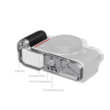 SmallRig L-Shaped Mount Plate with Silicone Handle for Nikon Z f (Silver)