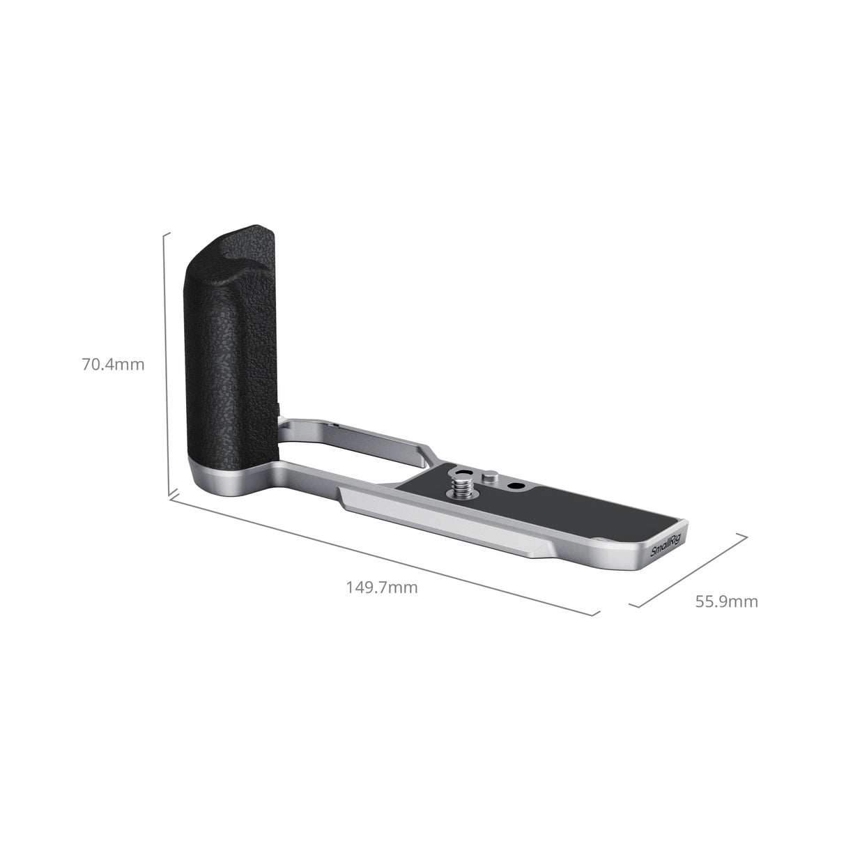 SmallRig L-Shaped Mount Plate with Silicone Handle for Nikon Z f (Silver)