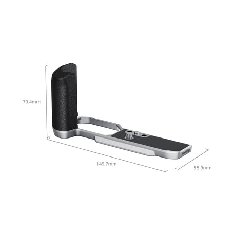 SmallRig L-Shaped Mount Plate with Silicone Handle for Nikon Z f (Silver)