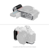 SmallRig L-Shaped Mount Plate with Silicone Handle for Nikon Z f (Silver)