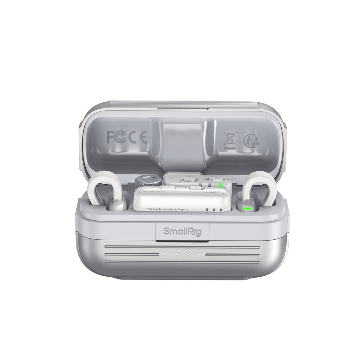 SmallRig S 70 Wireless Microphone with Multi-Device Compatibility (White）5716