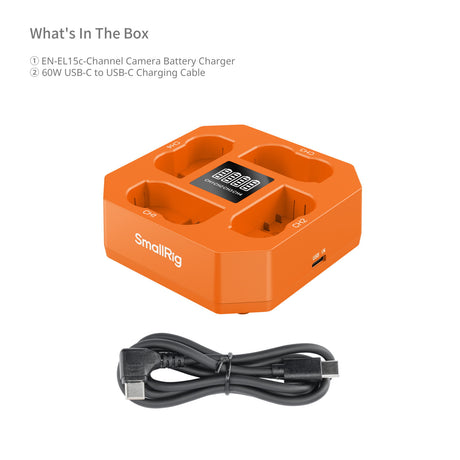 SmallRig Four-Channel Camera Battery Charger for EN-EL15c 5747