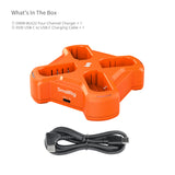 SmallRig Four-Channel Camera Battery Charger for DMW-BLK22