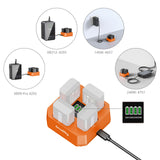 SmallRig Four-Channel Camera Battery Charger for NP-FW50 5749