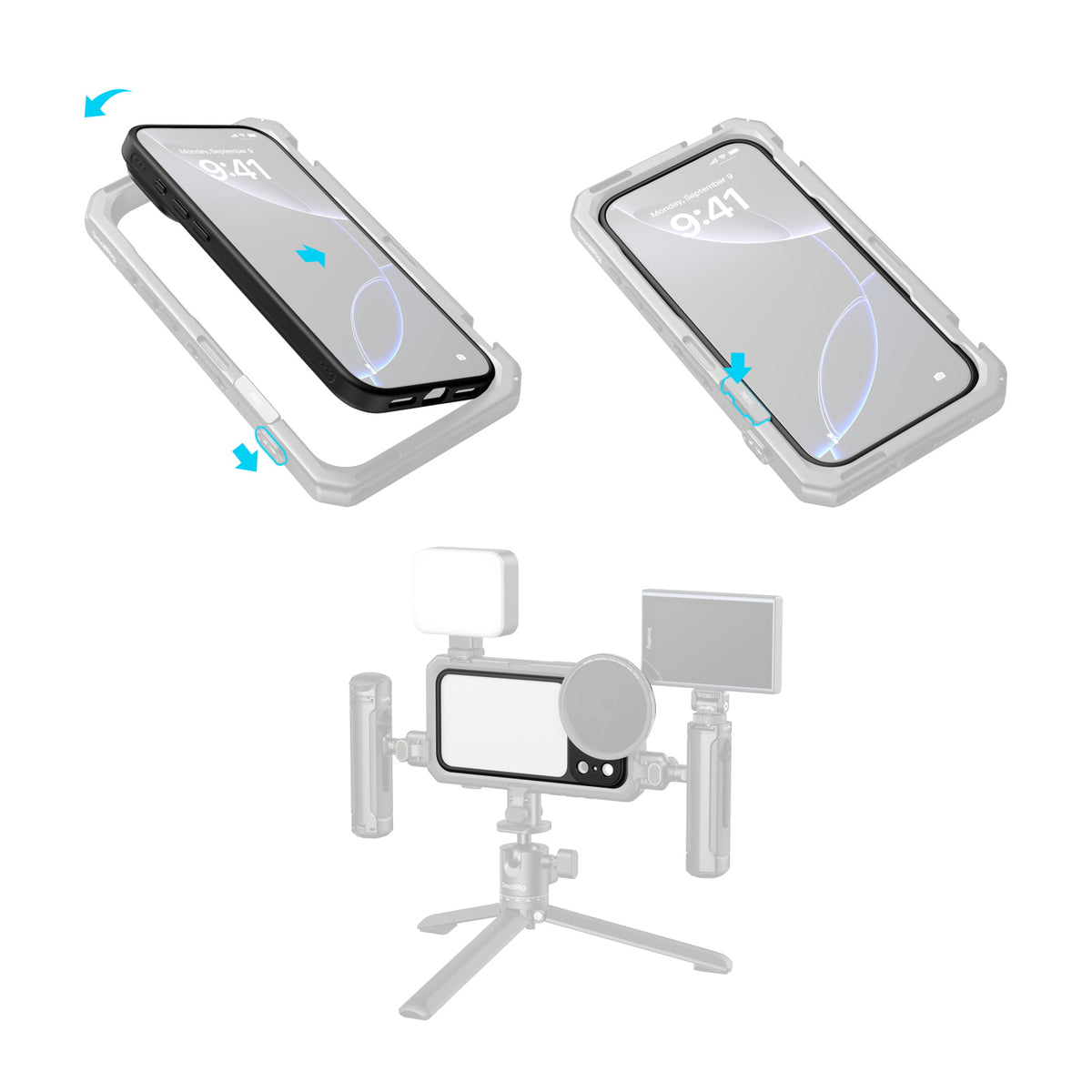SmallRig FilMov Lightweight Photography Bumper Case for iPhone 17 Pro (Black)