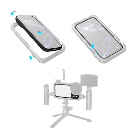 SmallRig FilMov Lightweight Photography Bumper Case for iPhone 17 Pro (Black)