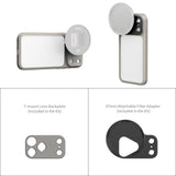 SmallRig FilMov Lightweight Photography Bumper Case for iPhone 17 Pro (Gray)