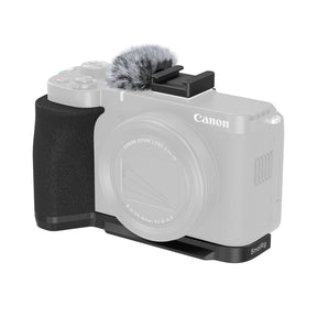 SmallRig L-Shaped Mount Plate with Handle for Canon PowerShot V1 (Black)
