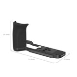 SmallRig L-Shaped Mount Plate with Handle for Canon PowerShot V1 (Black)