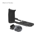 SmallRig L-Shaped Mount Plate with Handle for Canon PowerShot V1 (Black)