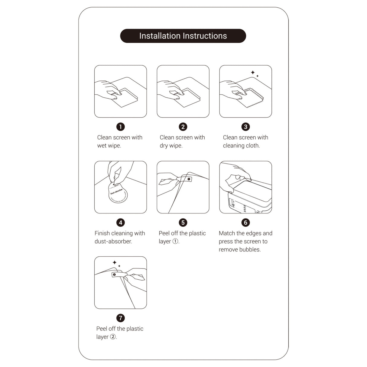 SmallRig Screen Protector for DJI Osmo Nano