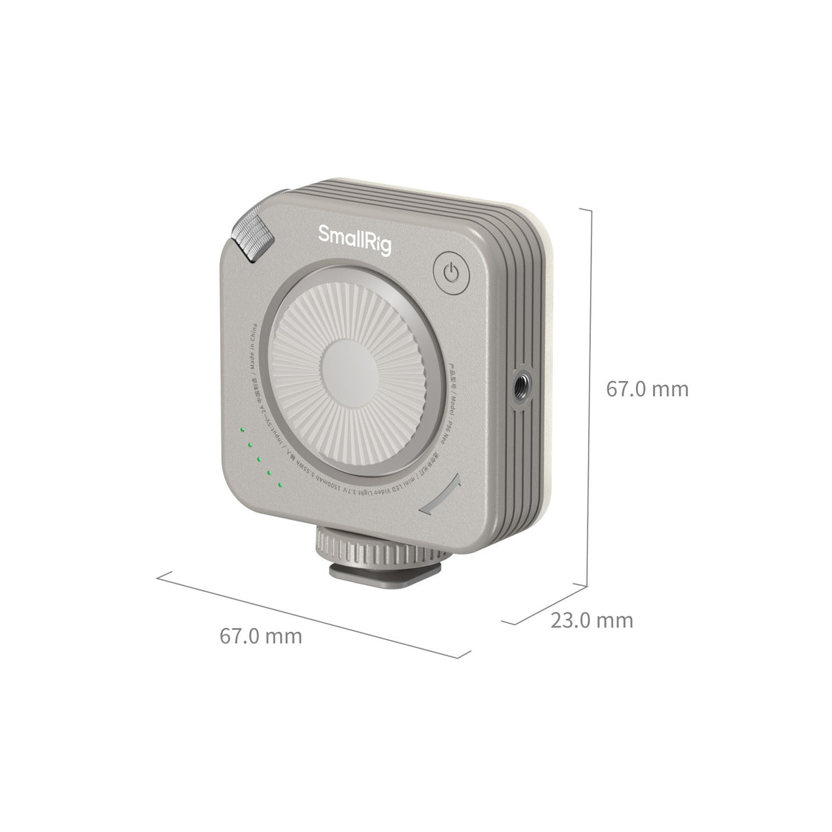 SmallRig P96 Neo mini LED Video Light (Morandi Gray) 5820