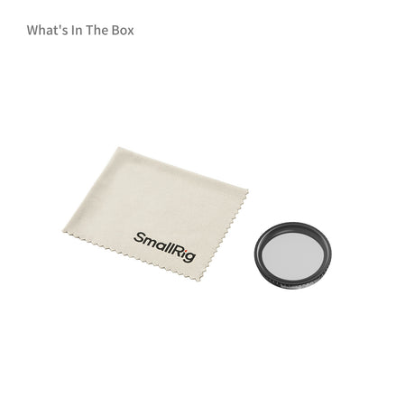 SmallRig Attachable 1/4 Effect Black Mist Filter for DJI Osmo Action 5 Pro / 4