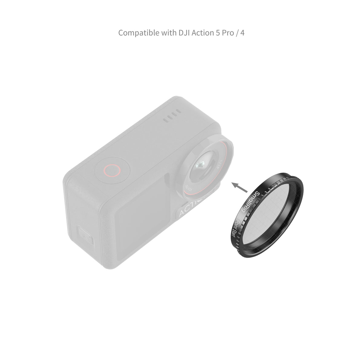 SmallRig Attachable Star Cross Filter (6 Points) for DJI Osmo Action 5 Pro / 4
