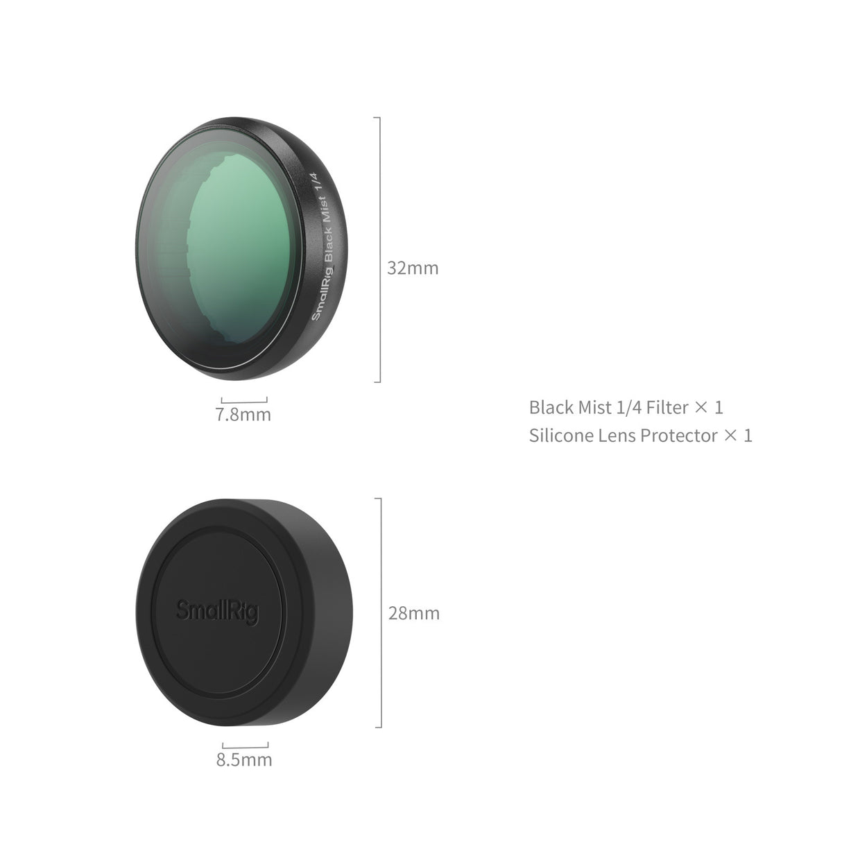 SmallRig Black Mist Filter Kit for Insta360 GO Ultra 5863