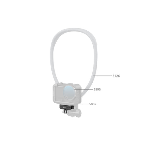 SmallRig Bidirectional Quick Release Folding Adapter Mount with 2-Prong Mount and 1/4"-20 Threaded Hole