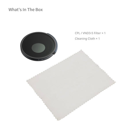 SmallRig CPL / VND3-5 Filter for DJI OSMO Action 6 5894