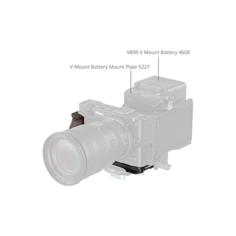SmallRig L-Shaped Mount Plate with Wooden Handle for Nikon ZR 5906