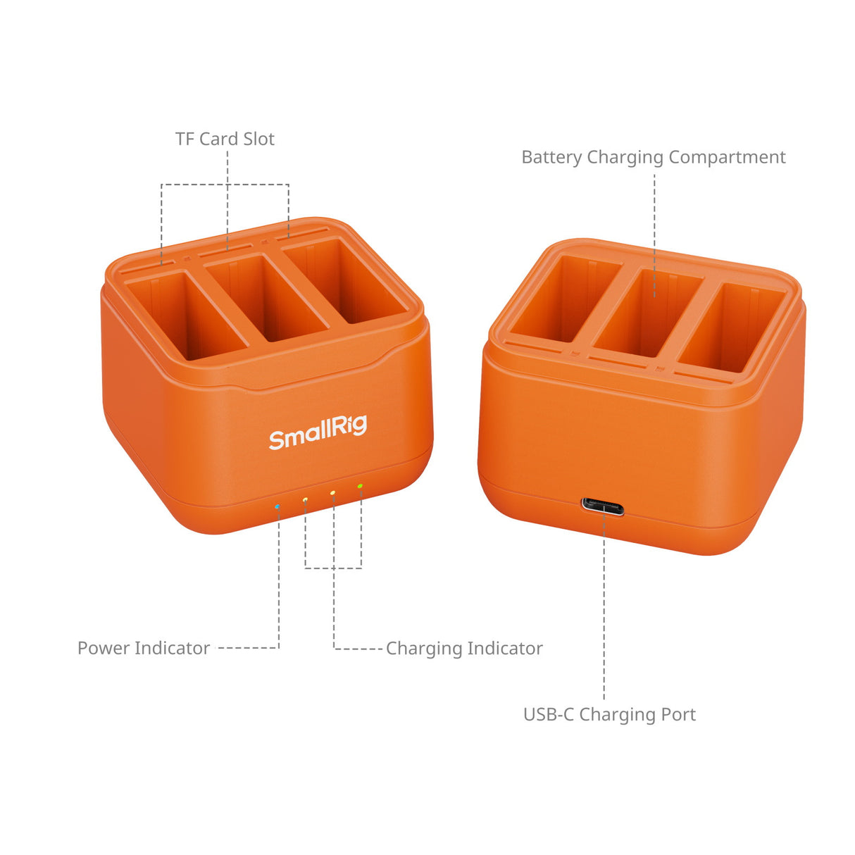 SmallRig Camera Battery Charger for DJI Action 6 5921