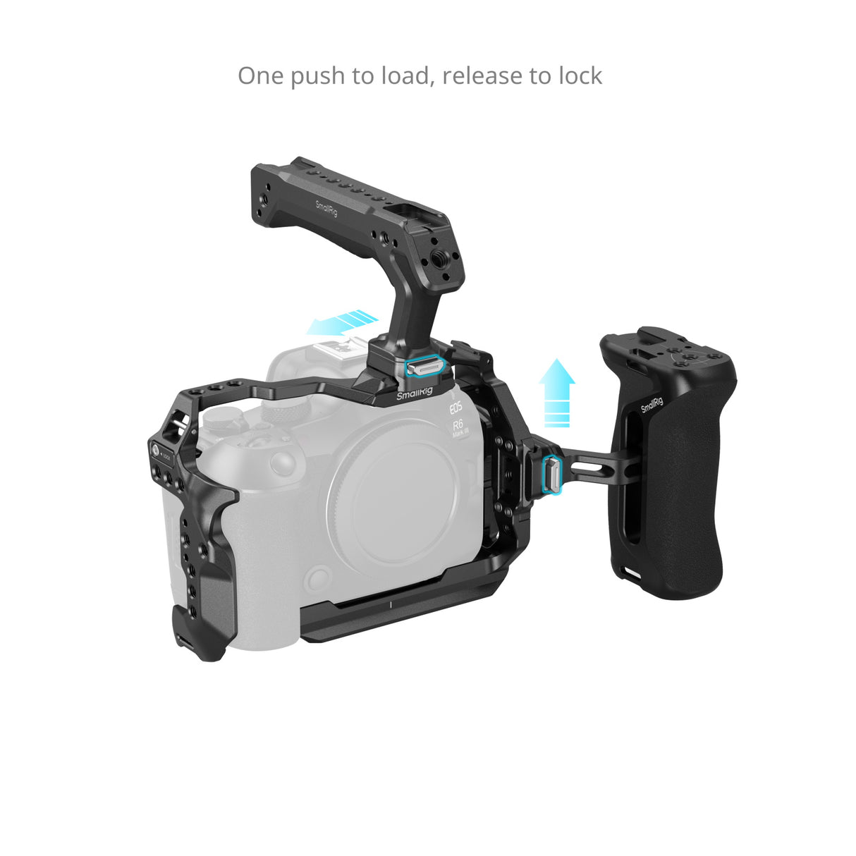 SmallRig "HawkLock" Quick Release Cage Kit for Canon EOS R6 Mark III / R6 Mark II (Advanced Edition)