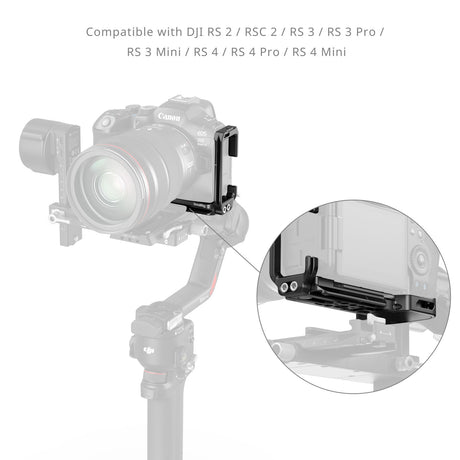 SmallRig L-Shaped Mount Plate with AirTag Slot for Canon EOS R6 Mark III / R6 Mark II 5962