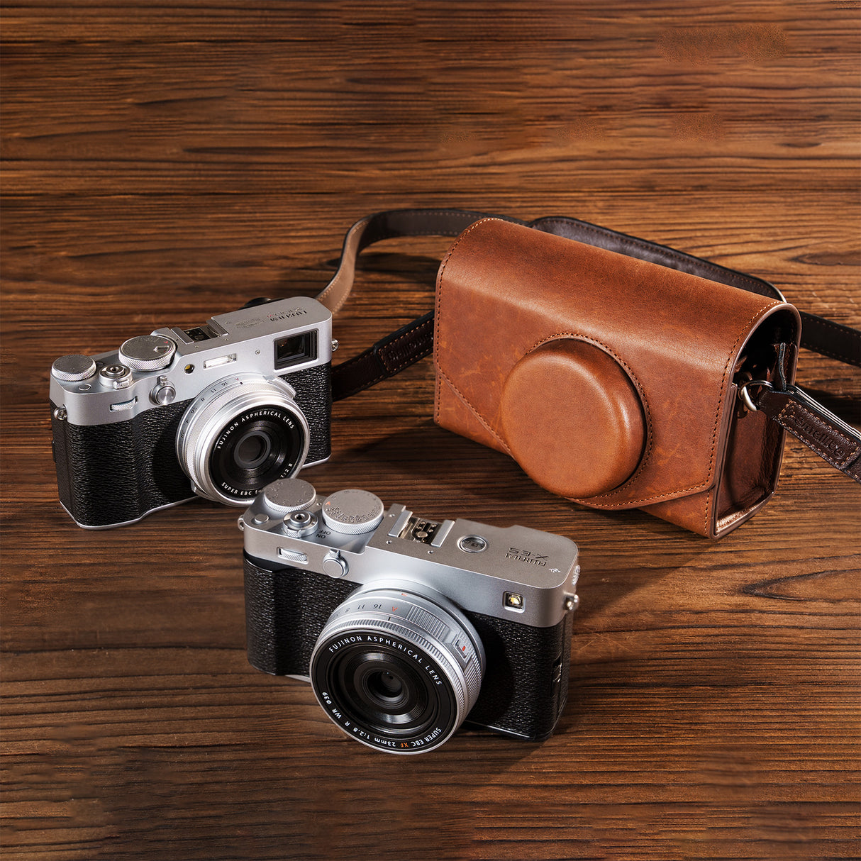 SmallRig Leather Storage Bag for FUJIFILM X-E5 / X100VI (Brown) 5986