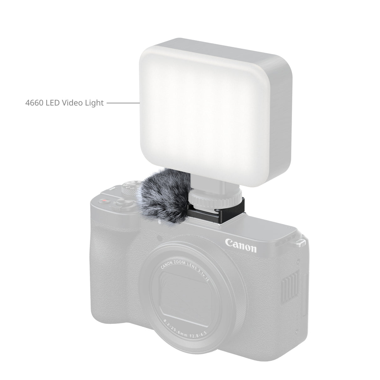 SmallRig Furry Windscreen for Canon PowerShot V1