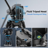 SIRUI Heavy Duty Video Tripod for Camera AVT-11