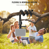 NEEWER GP-17 Flexible Quick Release Mount Clamp Compatible with GoPro Insta360 DJI iPhone 15