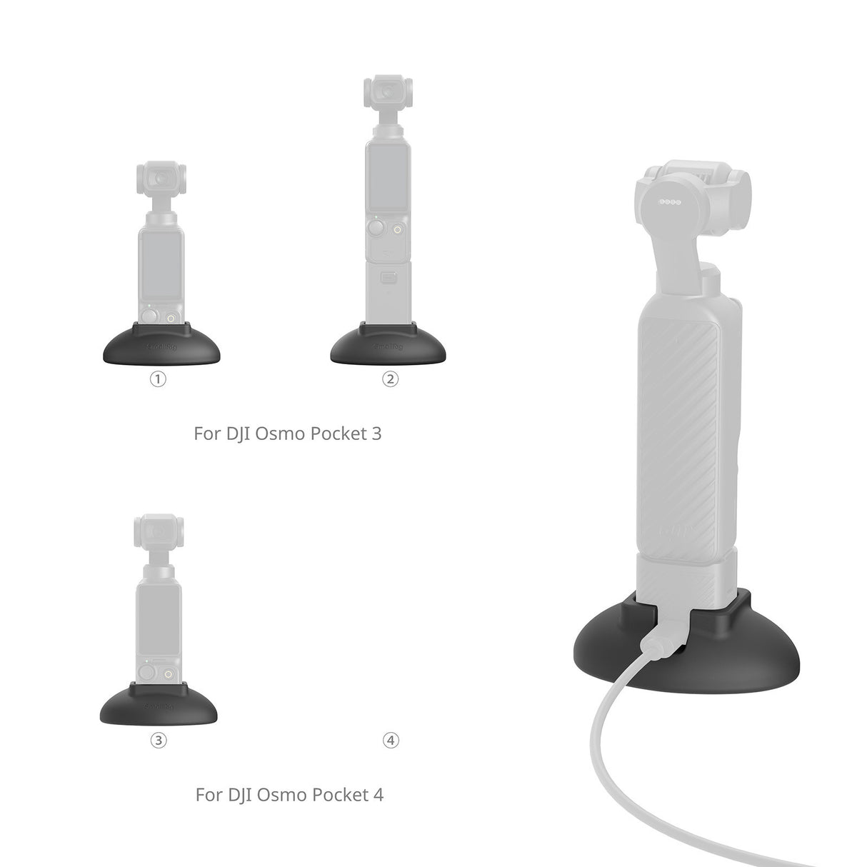 SmallRig Mount Support for DJI Osmo Pocket 4 6008