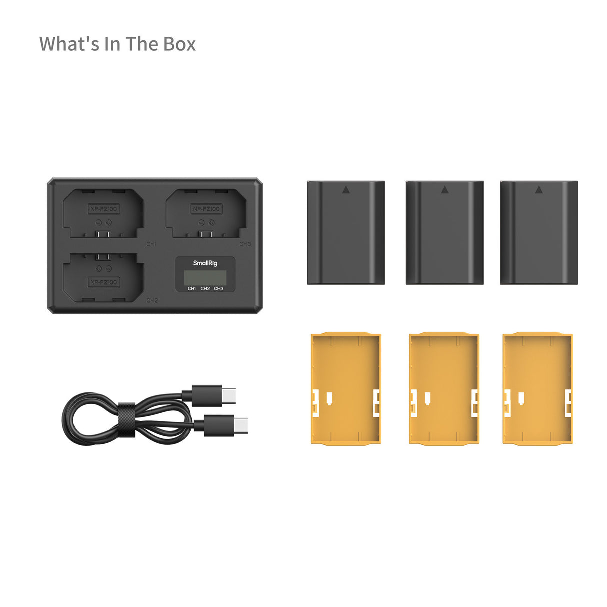SmallRig Camera Battery Kit for Sony NP-FZ100 6016