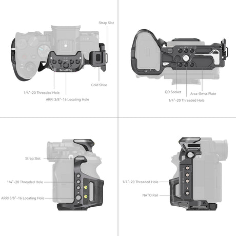 SmallRig "Rhinoceros" Cage for Sony Alpha 7 V / 7R V / 7 IV